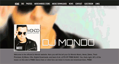 Desktop Screenshot of djmondomusic.com