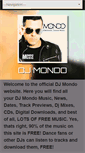 Mobile Screenshot of djmondomusic.com